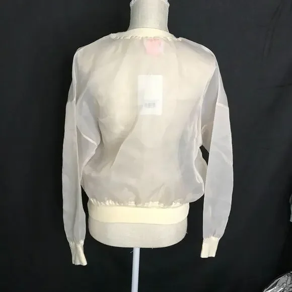 Selkie Ghosted Sweater in Oatmilk Small - Picture 5 of 13